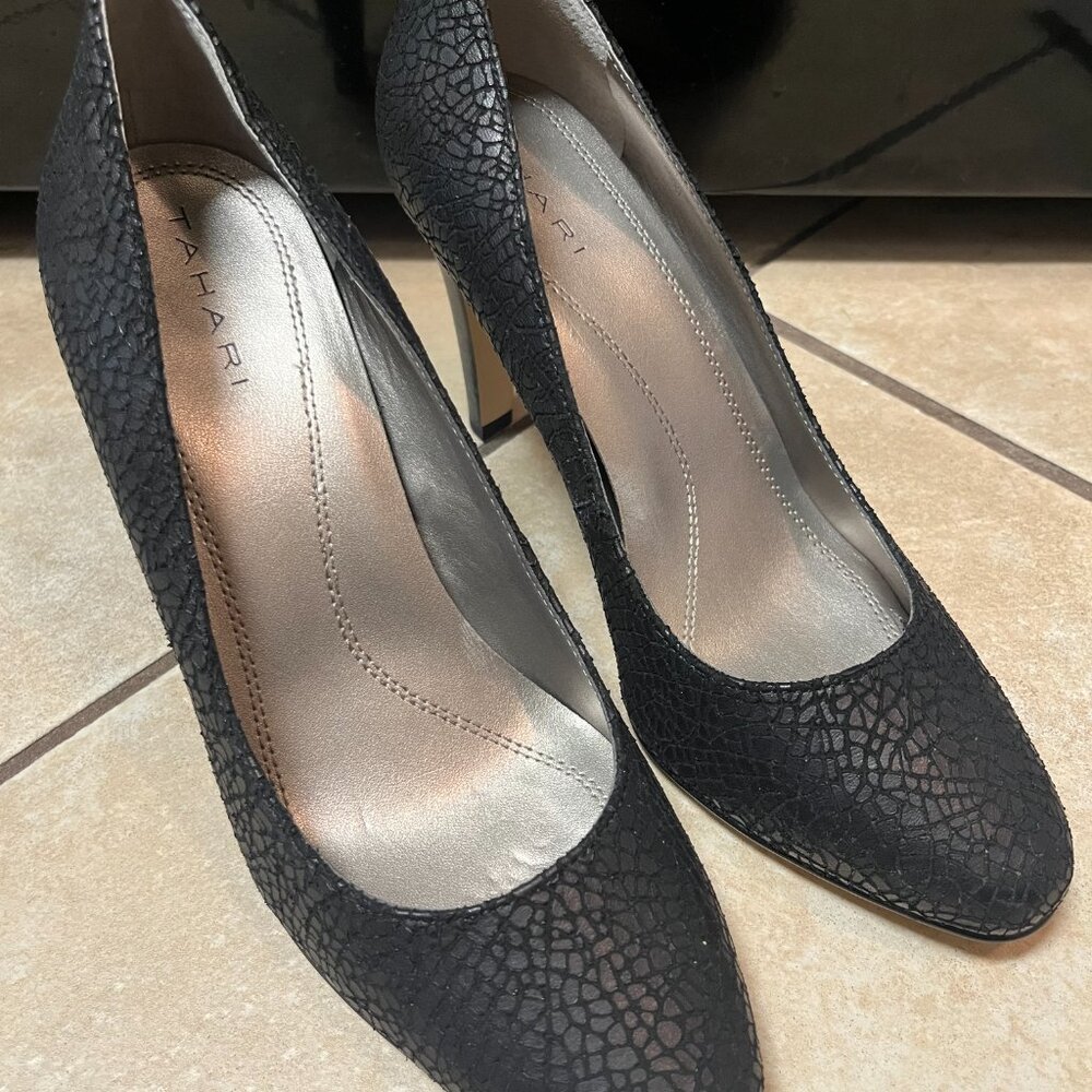 Tahari Black Heels